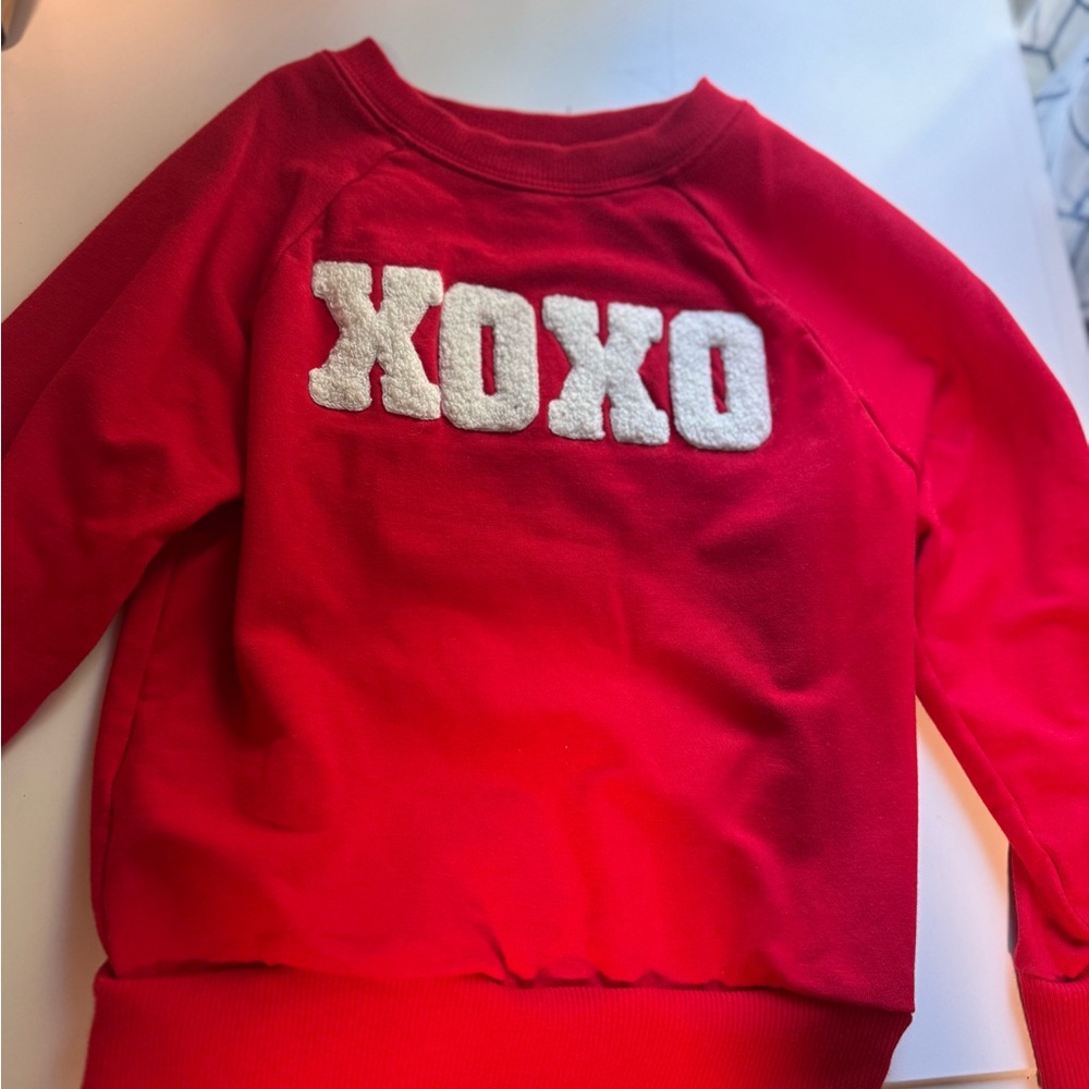 Little Sleepies Red XOXO Kids Sweatshirt